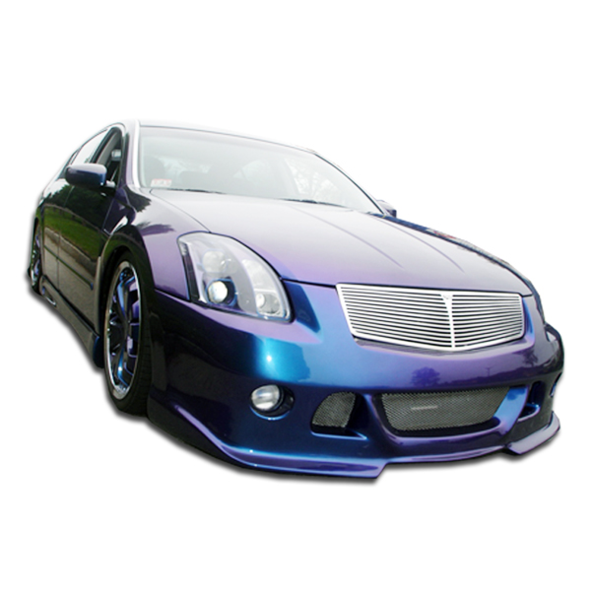 Modify your Nissan Maxima 2004 with our Exterior/Complete Body Kits - Front angle view of the Nissan Maxima