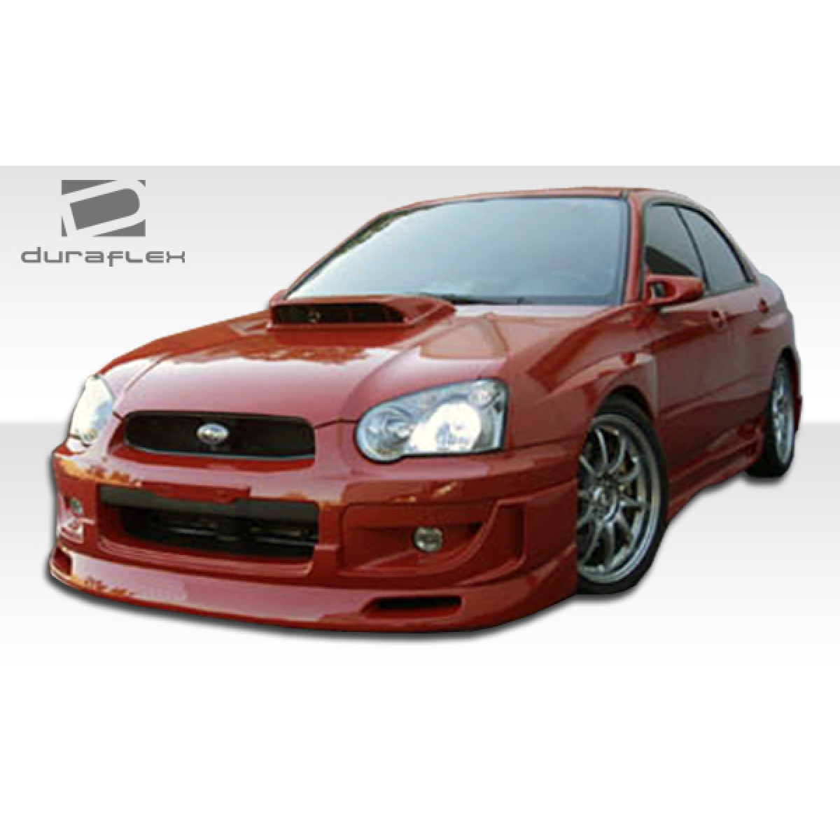 Modify your Subaru Impreza 2004 with our Exterior/Front Bumpers or Lips - Front angle showcasing the bumper lip part