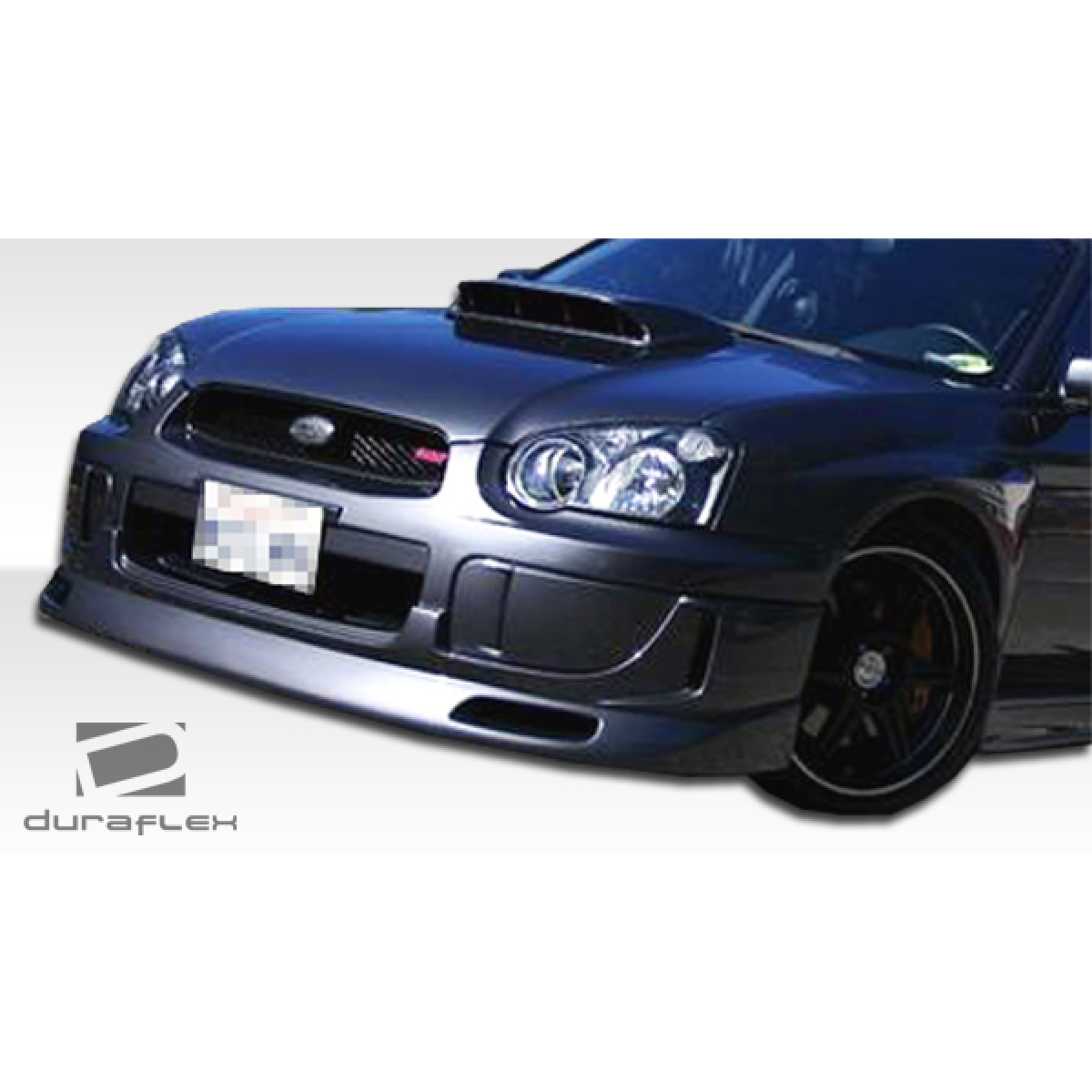 Modify your Subaru Impreza 2004 with our Exterior/Front Bumpers or Lips - Front view angle showing bumper modification