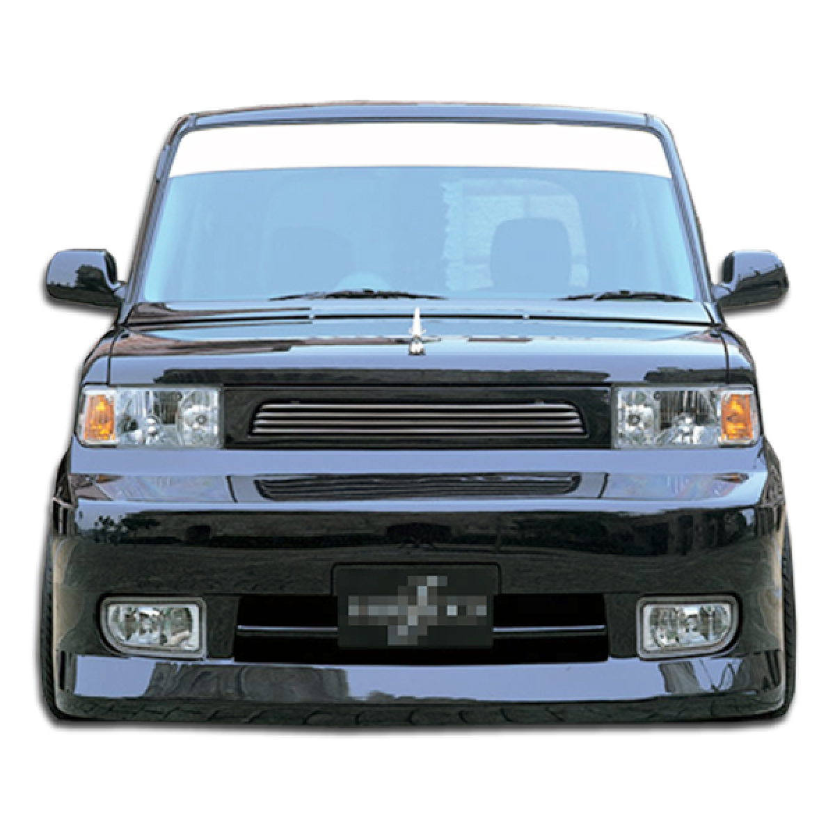 Modify your Scion xB 2004 with our Exterior/Complete Body Kits - Front view of the vehicle at a straight angle