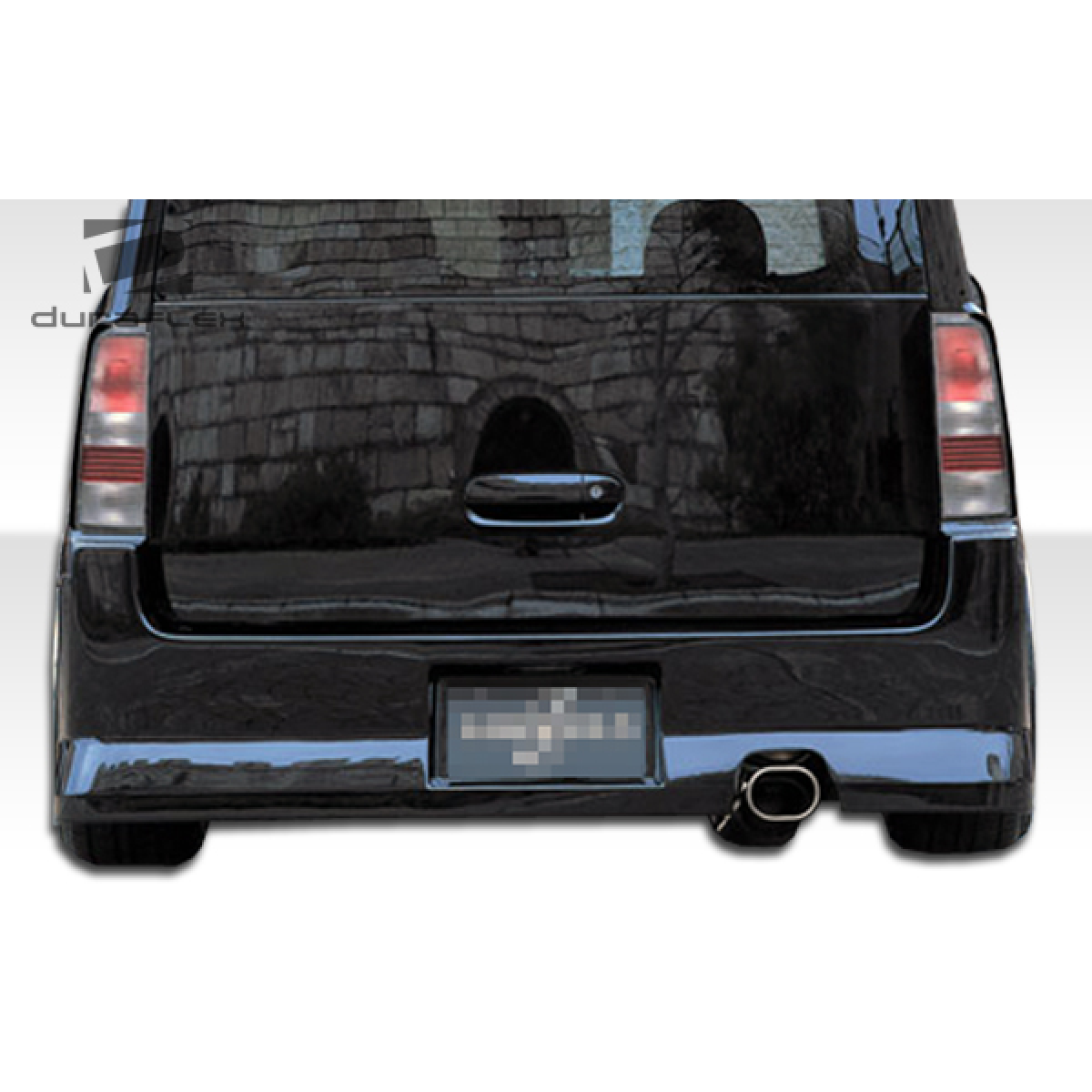 Modify your Scion xB 2004 with our Exterior/Complete Body Kits - View from rear angles towards the vehicle