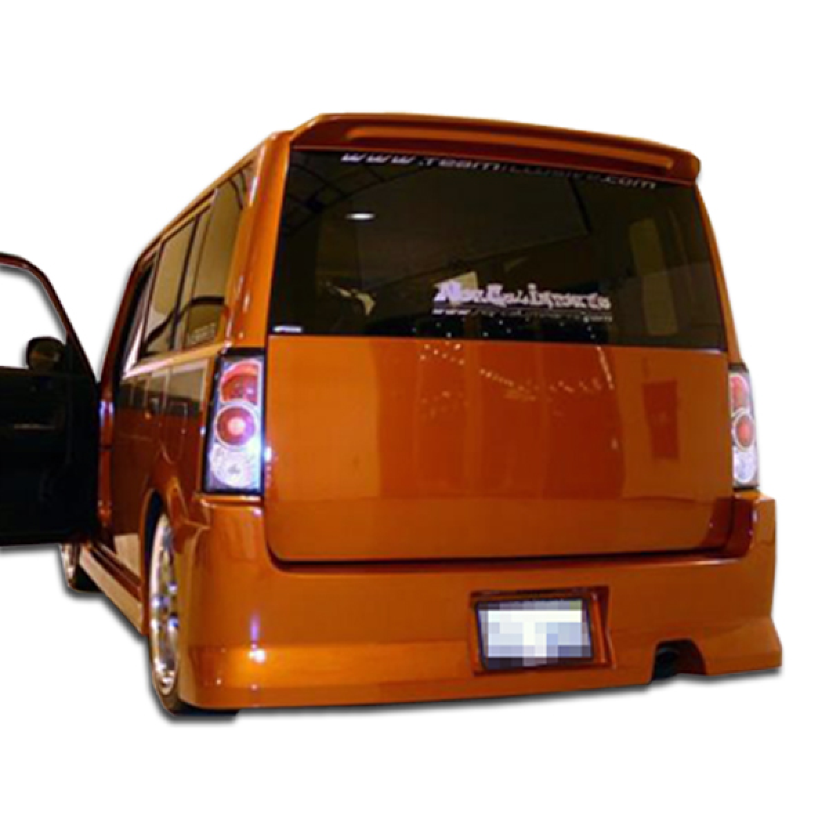 Modify your Scion xB 2004 with our Exterior/Complete Body Kits - Viewed from the rear at a slight angle