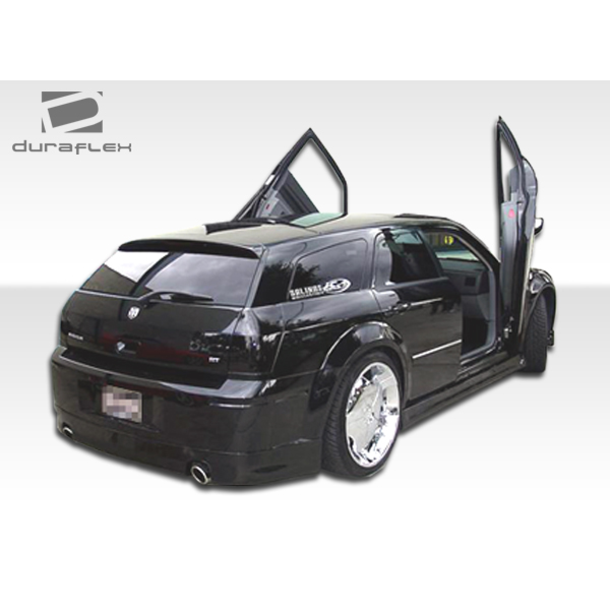 Modify your Chrysler 300 2005 with our Exterior/Complete Body Kits - Viewed from the rear angled slightly to the side