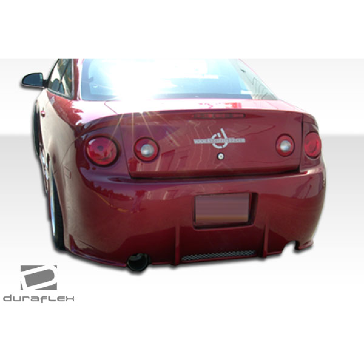 Modify your Chevrolet Cobalt 2005 with our Exterior/Rear Bumpers or Lips - Viewed from a rear three quarter angle