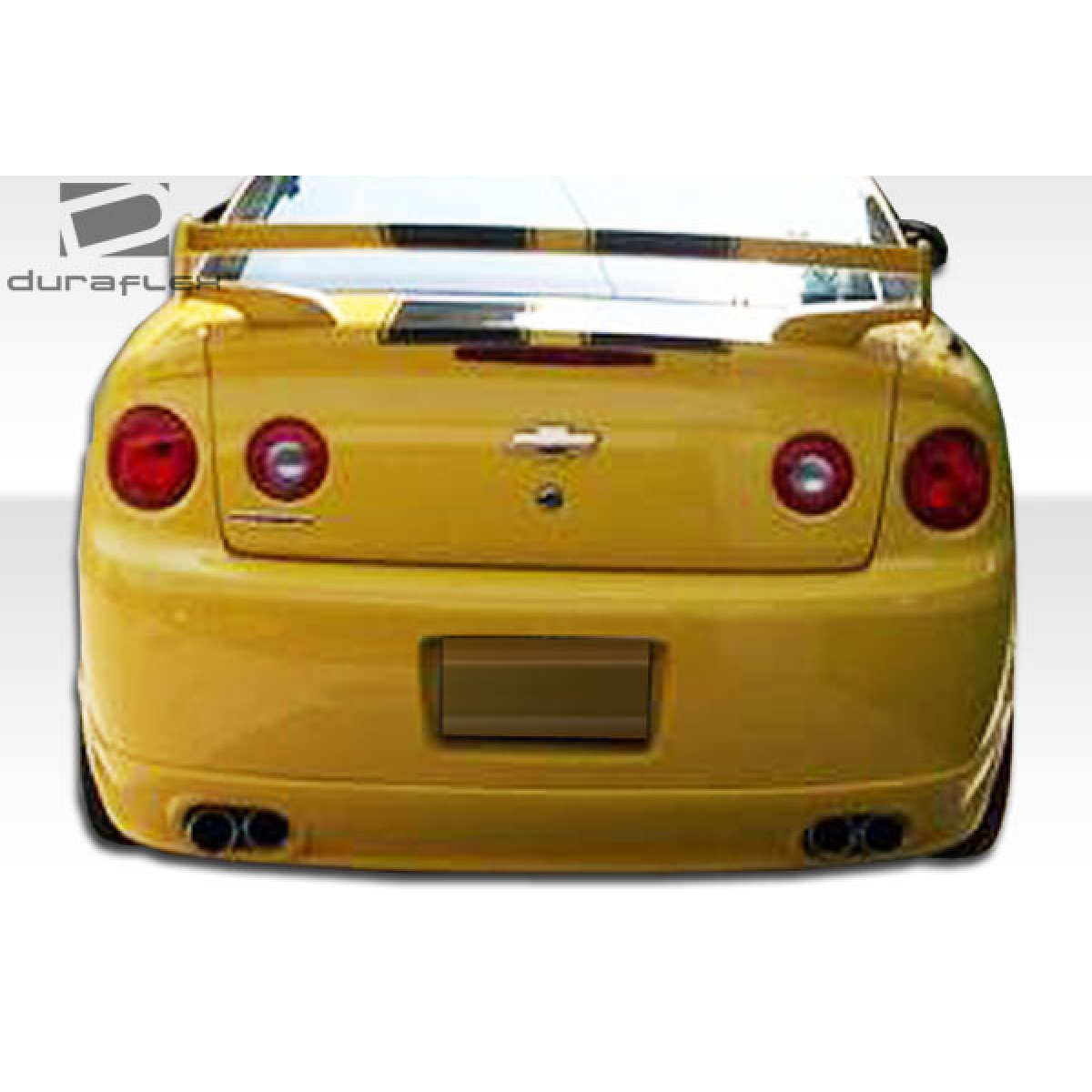 Modify your Chevrolet Cobalt 2005 with our Exterior/Rear Bumpers or Lips - Rear view angle showcasing vehicle's rear bumper lip