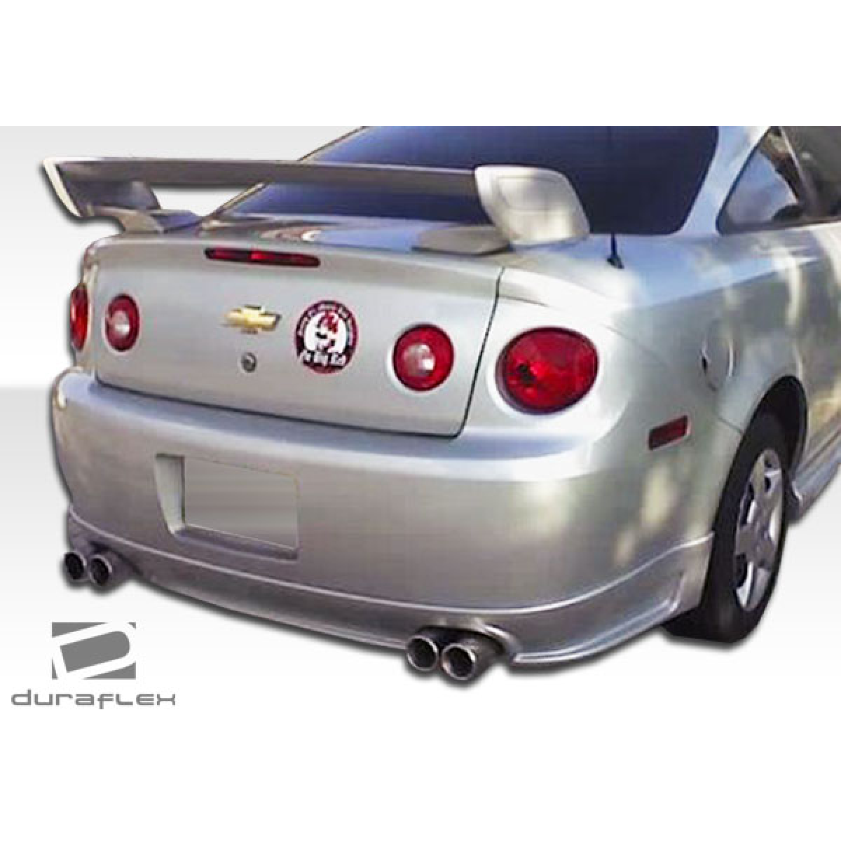 Modify your Chevrolet Cobalt 2005 with our Exterior/Rear Bumpers or Lips - Rear view angle showing rear lip spoiler