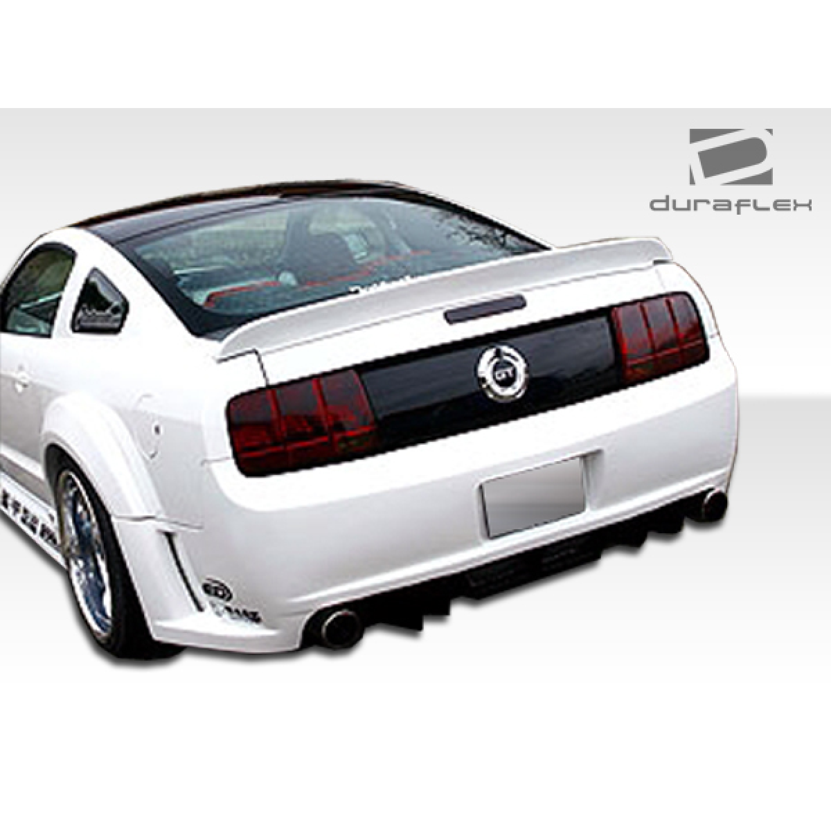 Modify your Ford Mustang 2005 with our Exterior/Rear Bumpers or Lips - Viewing from rear angle of the vehicle