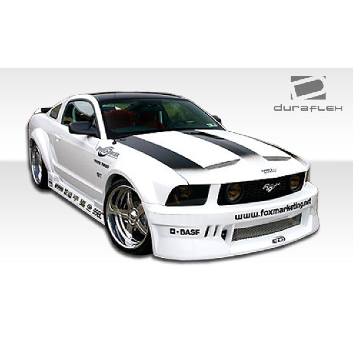 Modify your Ford Mustang 2005 with our Exterior/Fenders - Image shows vehicle at a three quarter angle