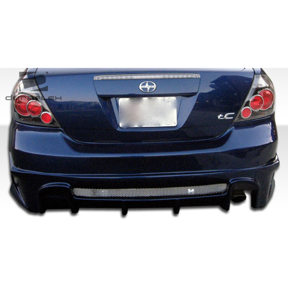 Modify your Scion tC 2005 with our Exterior/Rear Bumpers or Lips - Rear view low angle of scion tc bumper