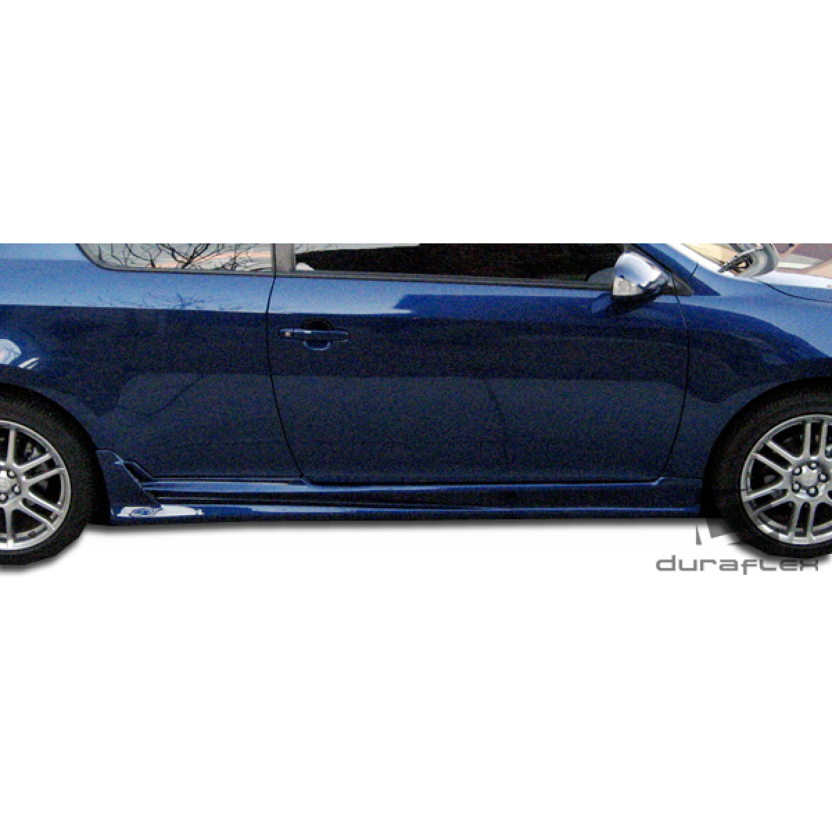 Modify your Scion tC 2005 with our Exterior/Side Skirts - Side view of the vehicle with skirts visible