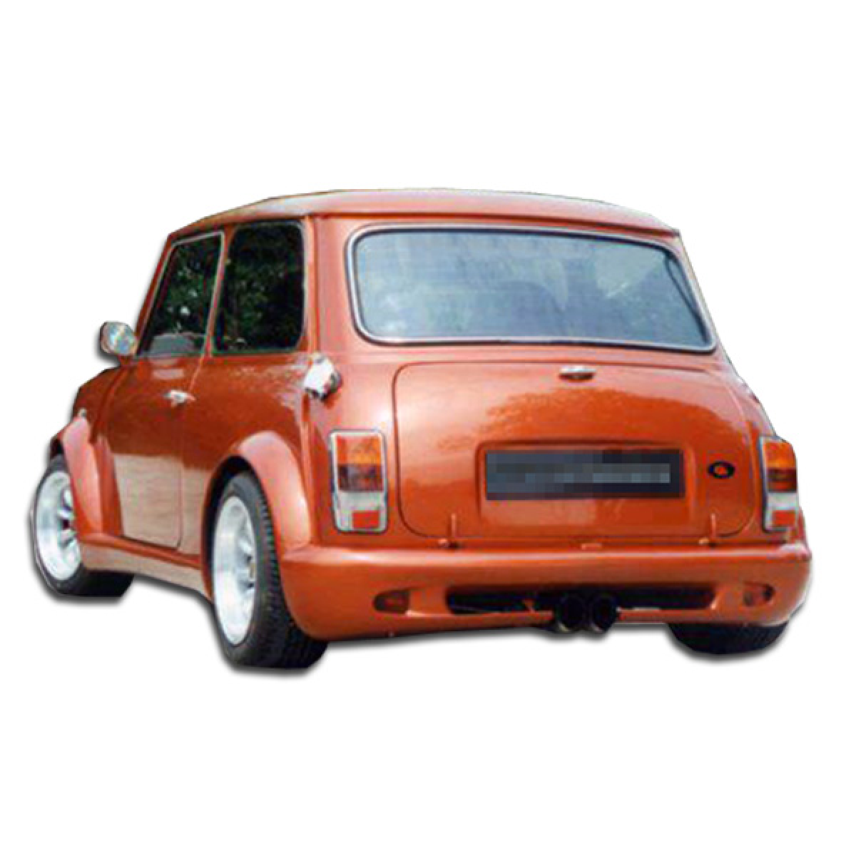 Modify your Mini Cooper 1959 with our Exterior/Complete Body Kits - Rear view of Mini Cooper at a slight angle