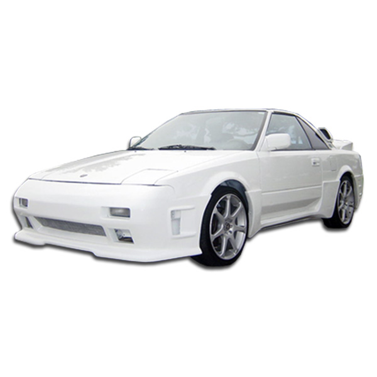 Modify your Toyota MR2 1985 with our Exterior/Complete Body Kits - Front angle view of sports car showing design