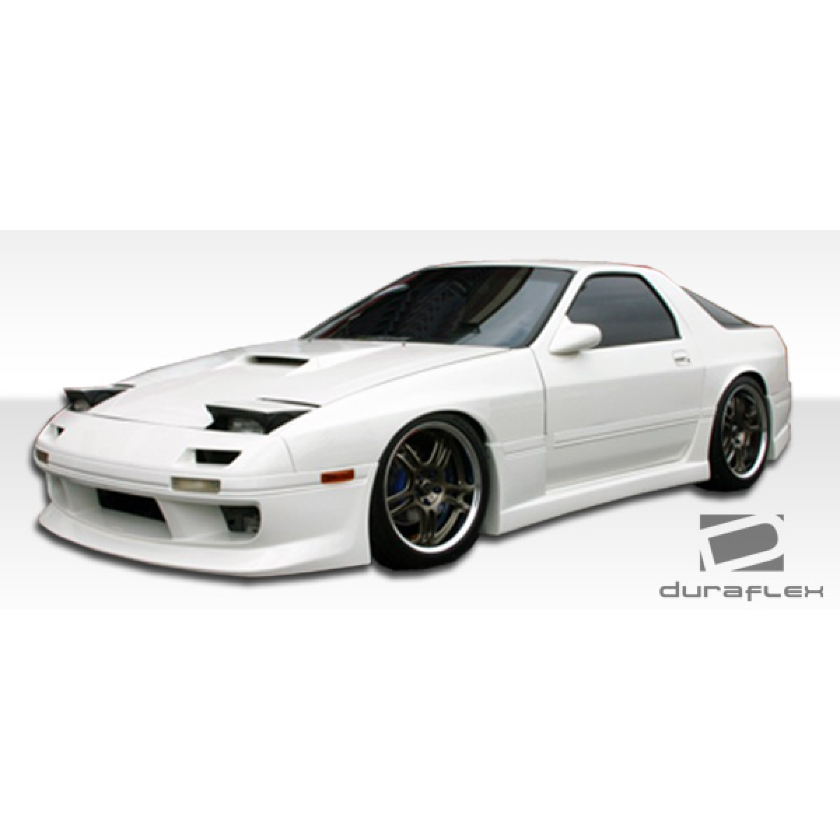 Modify your Mazda RX-7 1986 with our Exterior/Front Bumpers or Lips - Car viewed from a slight front angle