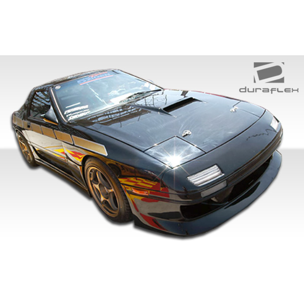 Modify your Mazda RX-7 1986 with our Exterior/Front Bumpers or Lips - Front view angle showing front bumper design