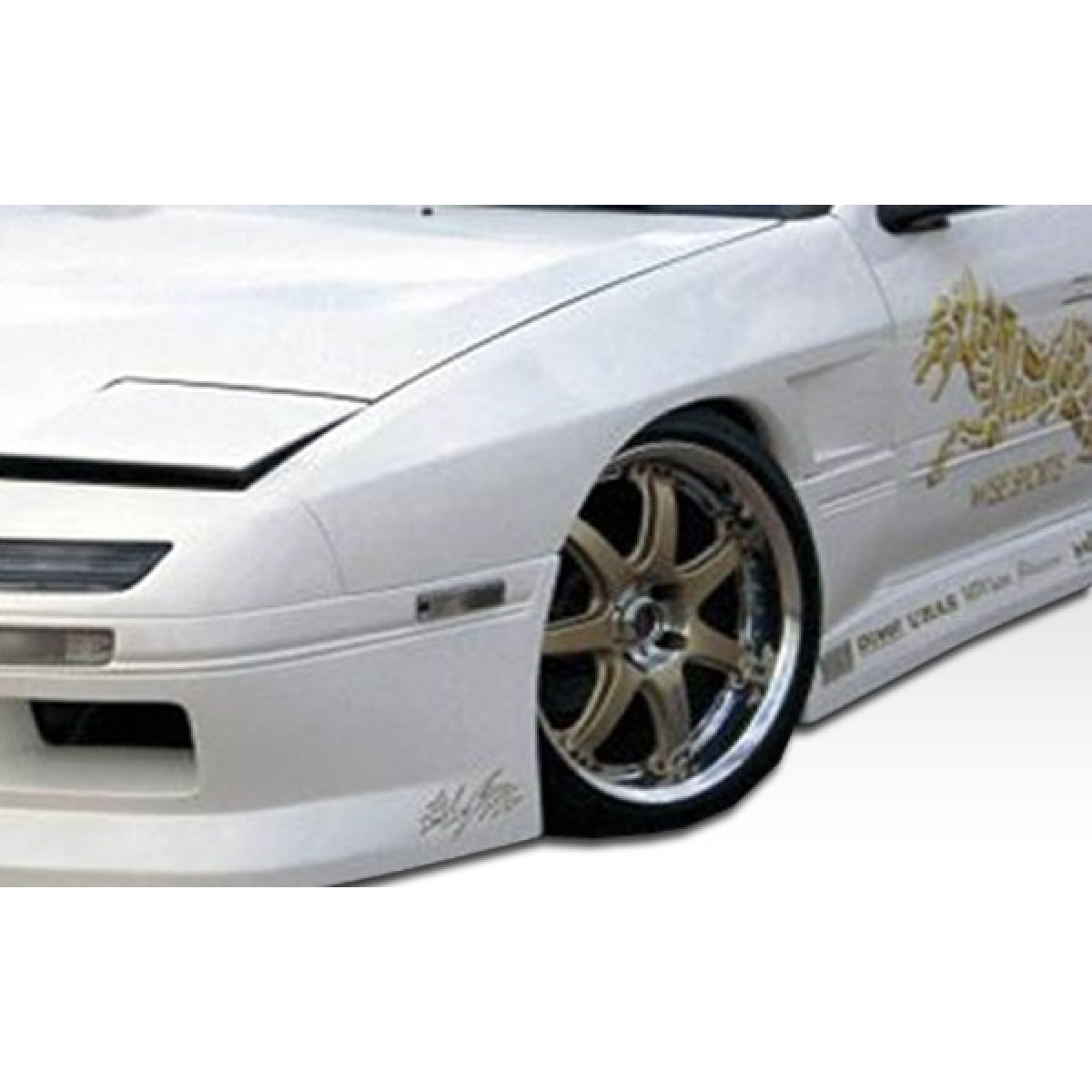 Modify your Mazda RX-7 1986 with our Exterior/Fenders - Front left angle focus on fender and wheel