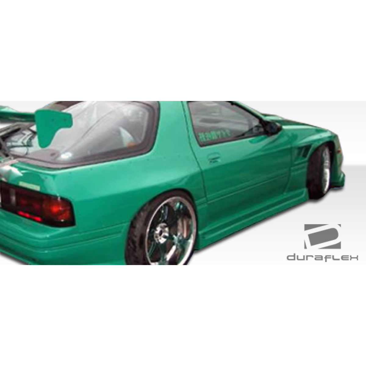 Modify your Mazda RX-7 1986 with our Exterior/Fenders - Rear angle view of modified Mazda RX-7