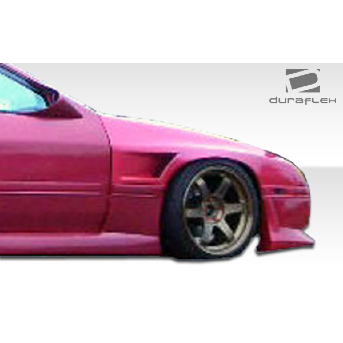 Modify your Mazda RX-7 1986 with our Exterior/Fenders - Side angle view of a modified RX-7 fender