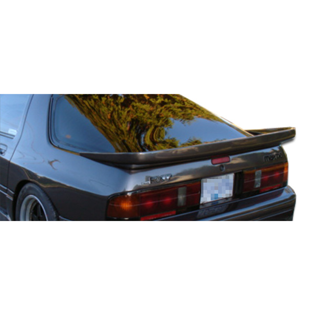 Modify your Mazda RX-7 1986 with our Exterior/Wings - Rear view from a low angle