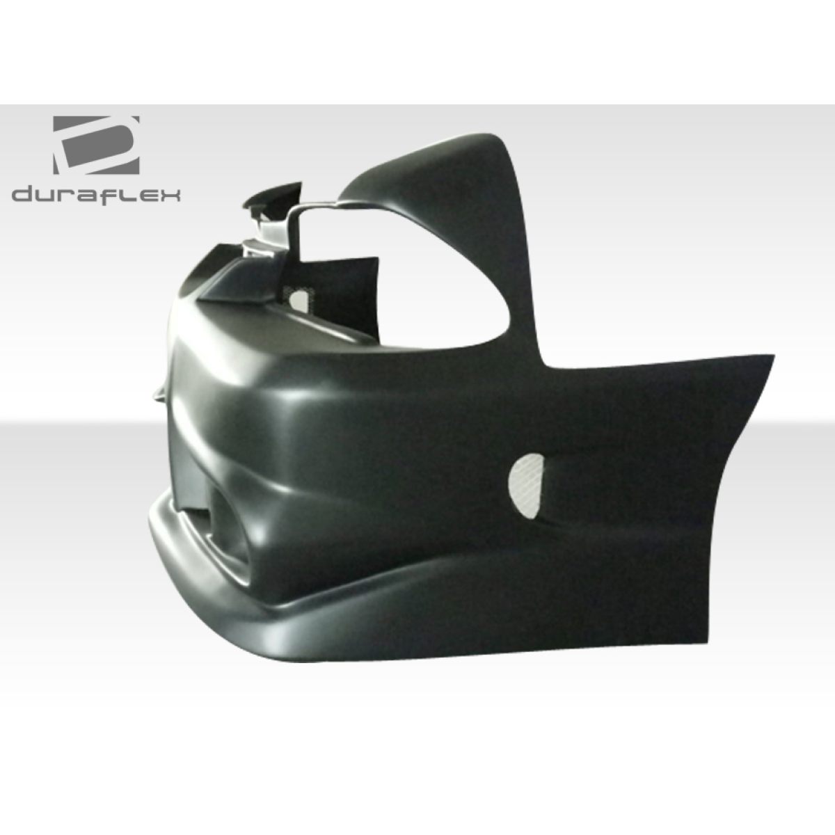 Modify your Ford Mustang 1987 with our Exterior/Front Bumpers or Lips - Side view angle of front bumper part