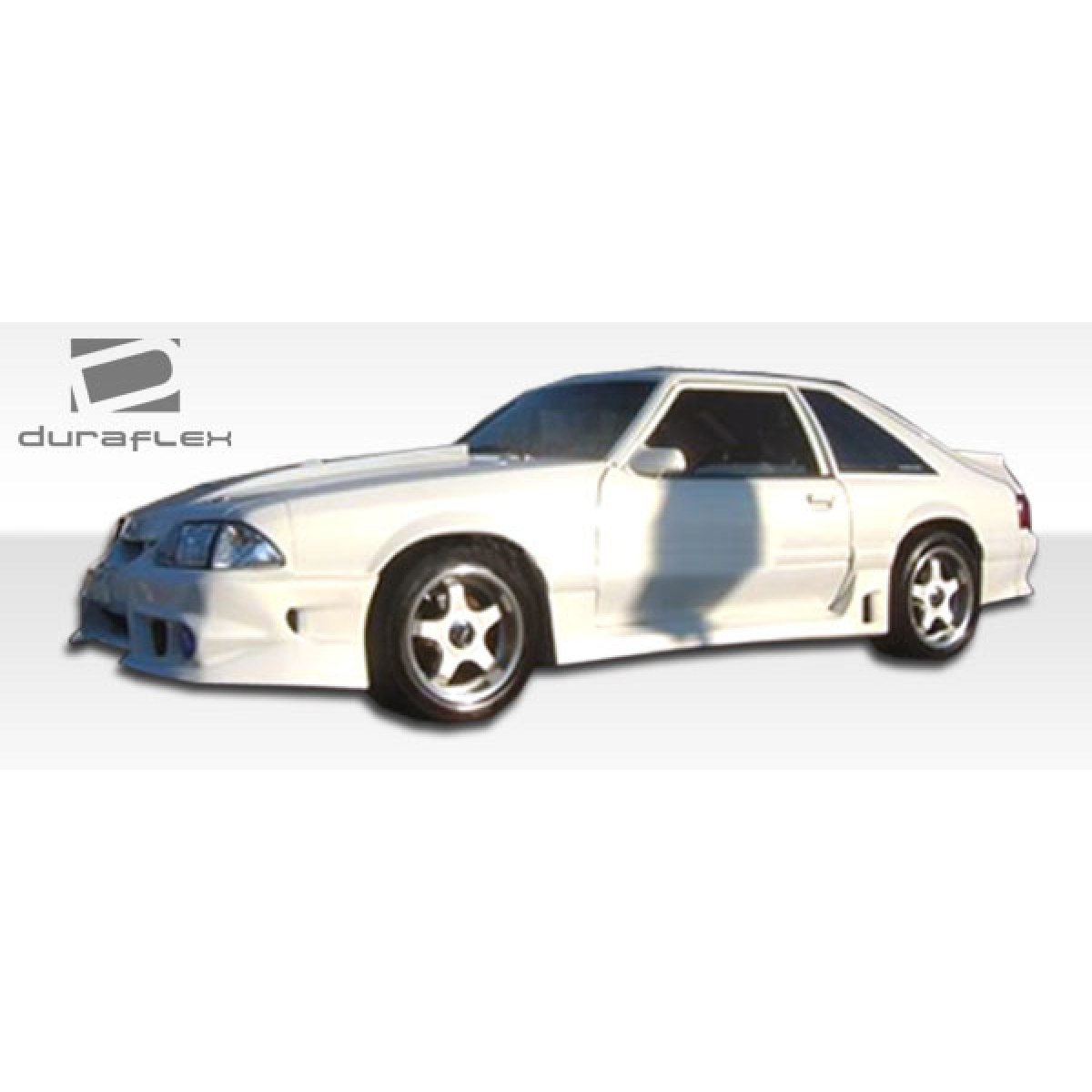 Modify your Ford Mustang 1987 with our Exterior/Front Bumpers or Lips - Slightly angled to the right side view