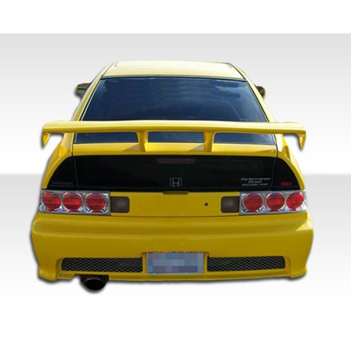 Modify your Honda CRX 1988 with our Exterior/Rear Bumpers or Lips - Rear view of vehicle at straight angle