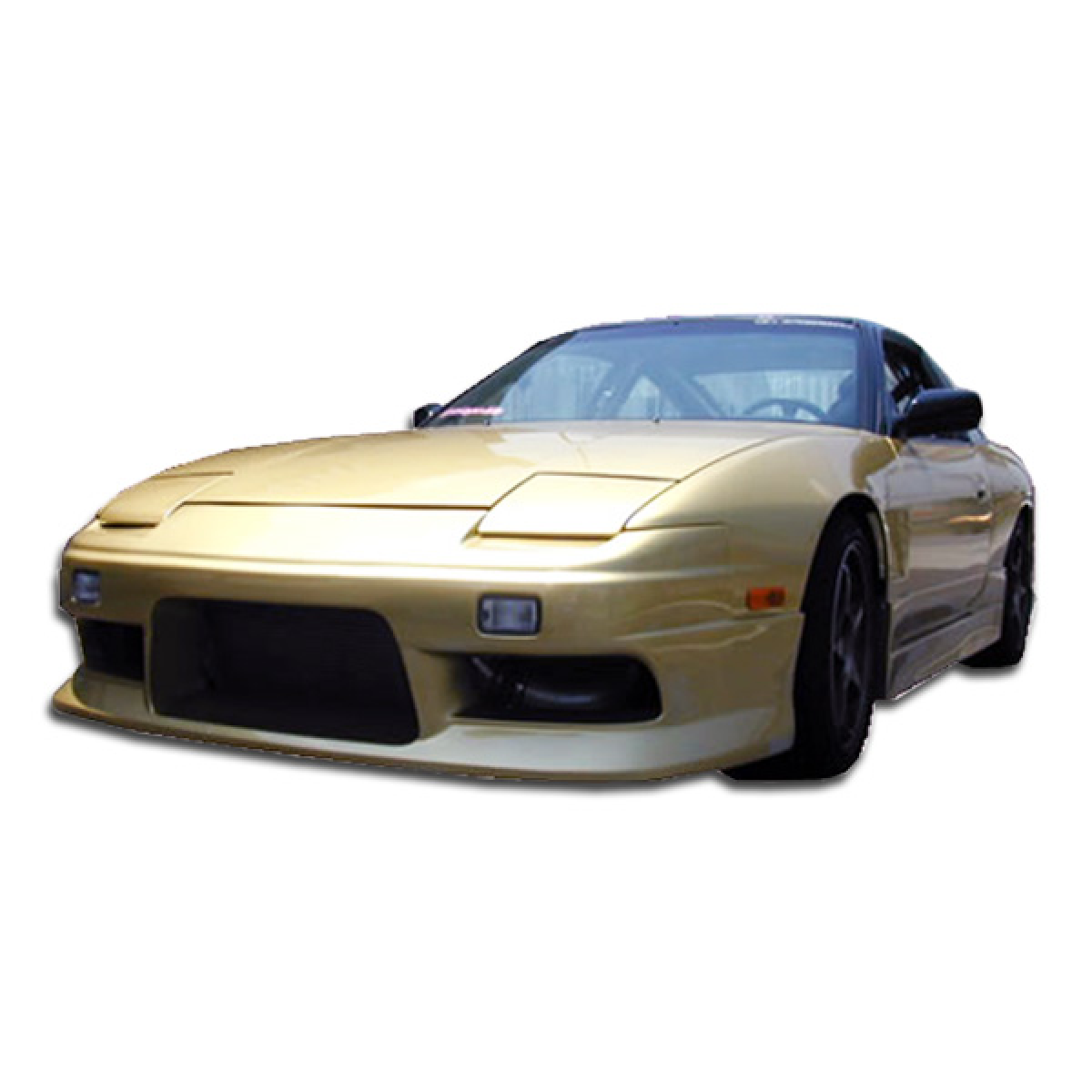 Modify your Nissan 240SX 1989 with our Exterior/Front Bumpers or Lips - Front angled view of the Nissan 240SX