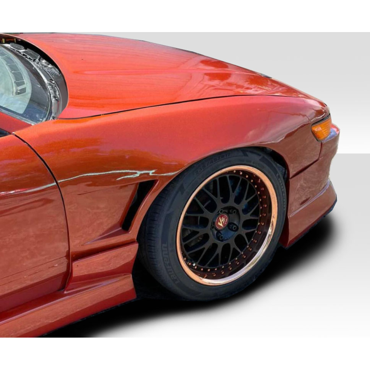 Modify your Nissan 240SX 1989 with our Exterior/Complete Body Kits - Front three quarter angle of the vehicle