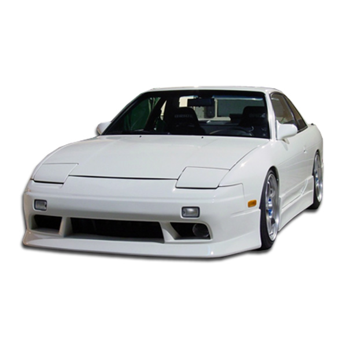 Modify your Nissan 240SX 1989 with our Exterior/Front Bumpers or Lips - Front angle view of a Nissan 240SX coupe