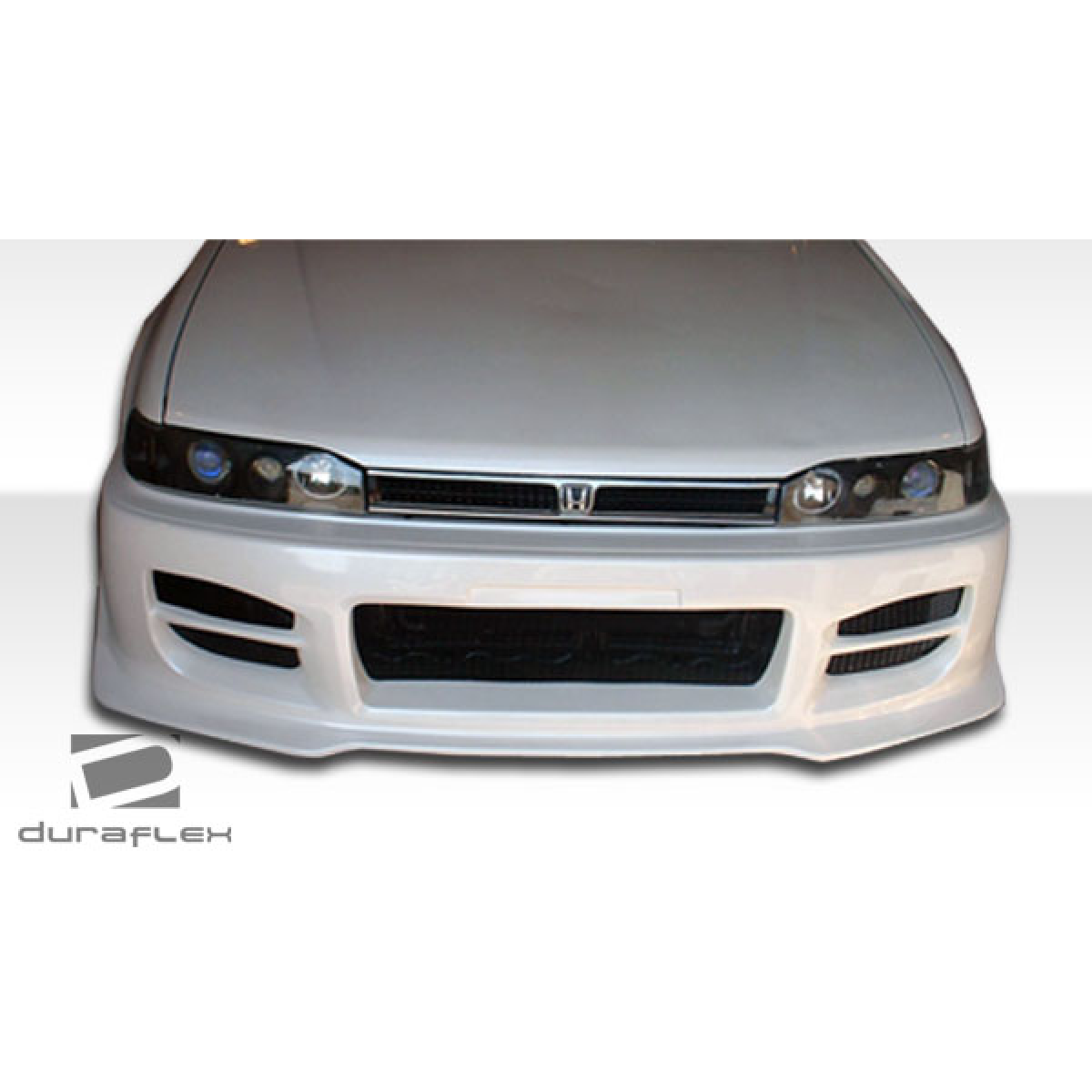 Modify your Honda Accord 1990 with our Exterior/Front Bumpers or Lips - Front view of bumper at a straight angle