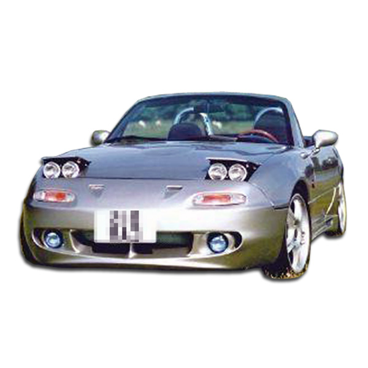 Modify your Mazda Miata 1990 with our Exterior/Front Bumpers or Lips - Front angle of the vehicle observed