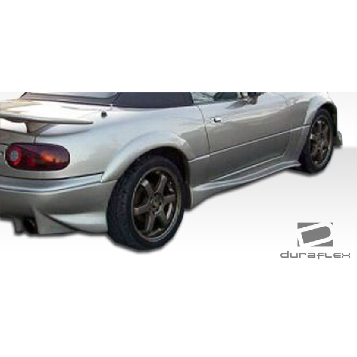 Modify your Mazda Miata 1990 with our Exterior/Side Skirts - Image shows the part at a rear three quarter angle