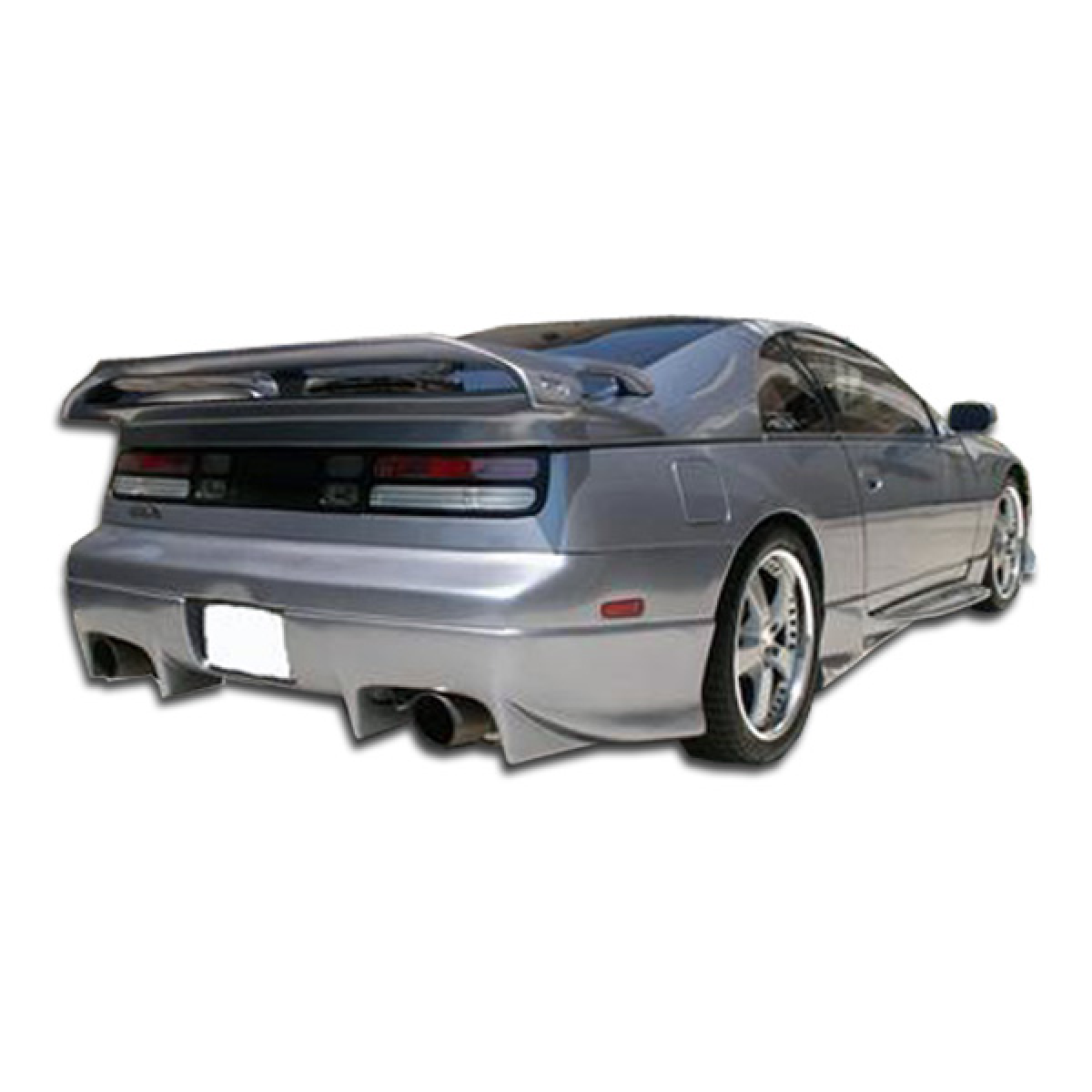 Modify your Nissan 300ZX 1990 with our Exterior/Rear Bumpers or Lips - Rear angle focusing on the bumper and lip