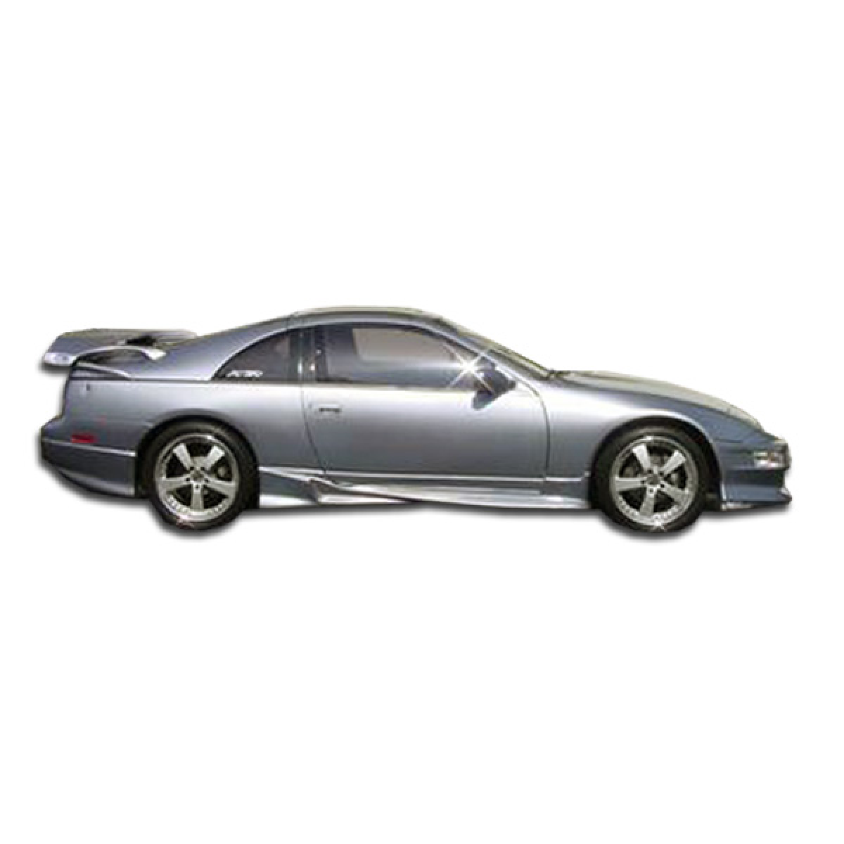 Modify your Nissan 300ZX 1990 with our Exterior/Side Skirts - Side view of the vehicle at a 90 degree angle