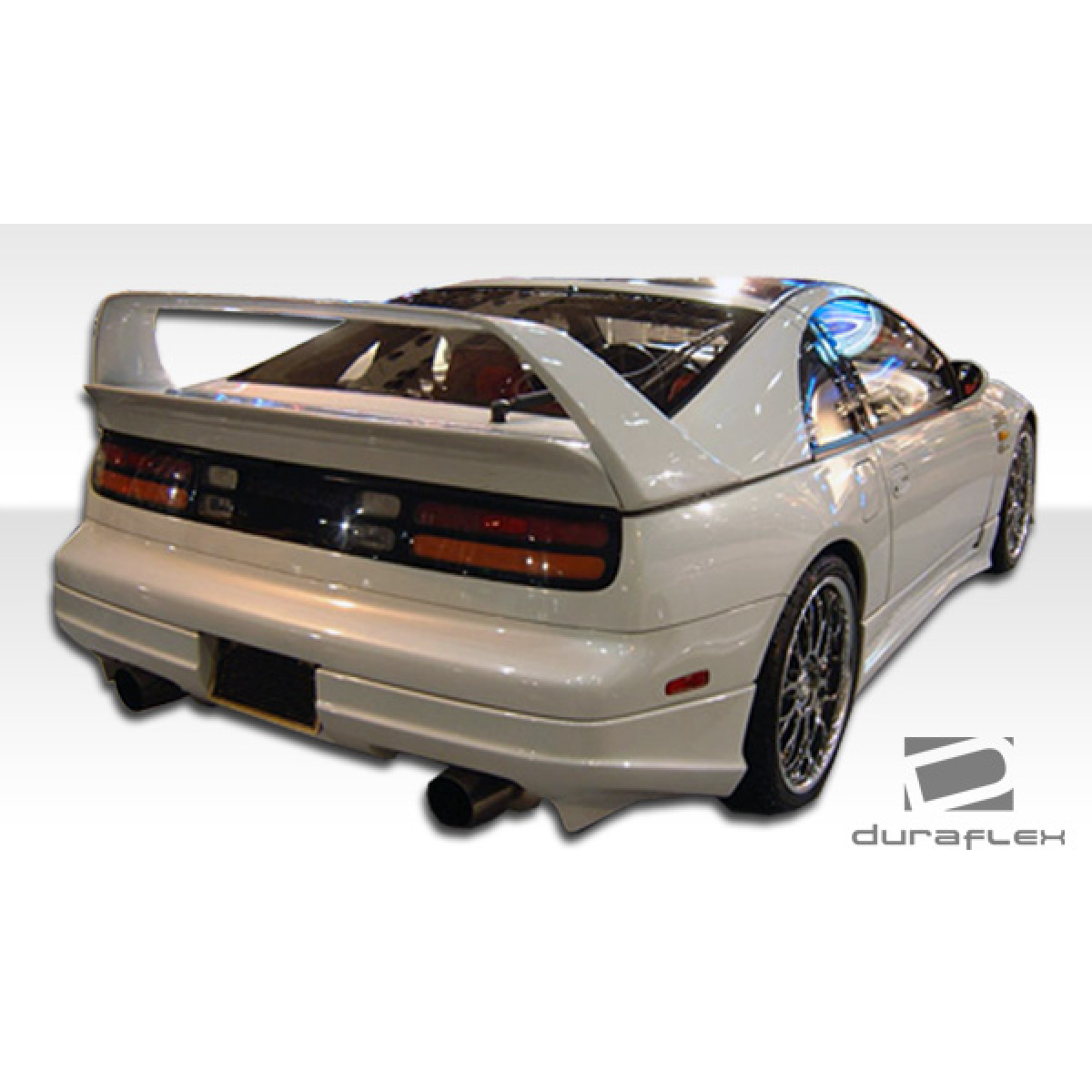 Modify your Nissan 300ZX 1990 with our Exterior/Side Skirts - Rear angle view of the Nissan 300ZX part