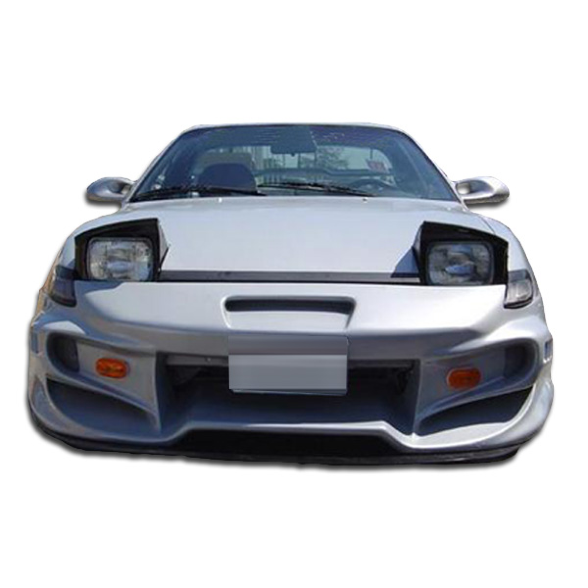 Modify your Toyota Celica 1990 with our Exterior/Complete Body Kits - Front view of the car parts at a straight angle