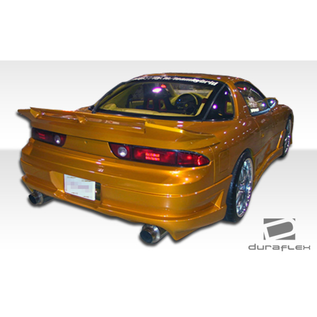 Modify your Dodge 3000GT 1991 with our Exterior/Side Skirts - Rear three quarter angle view of the vehicle