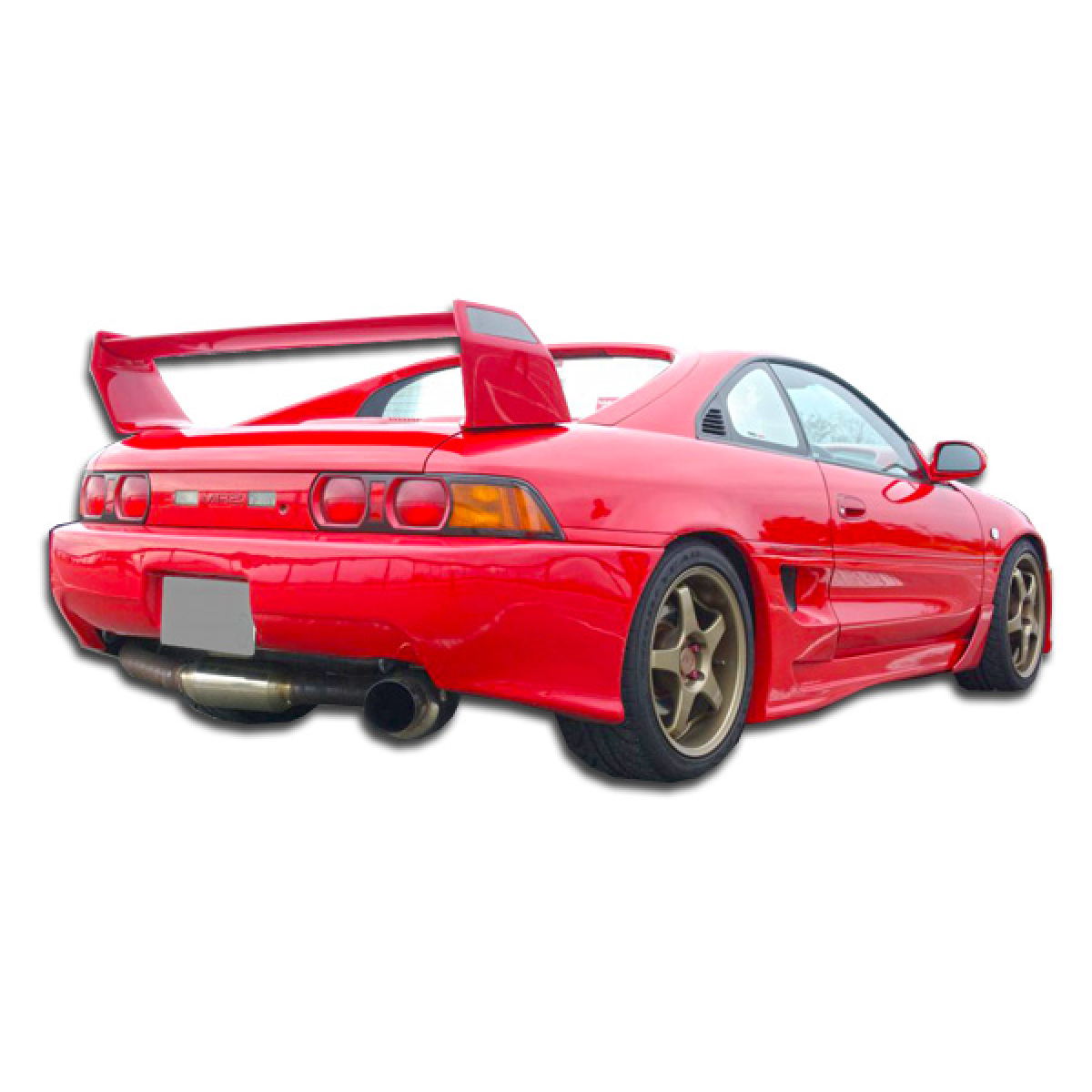 Modify your Toyota MR2 1991 with our Exterior/Complete Body Kits - Rear angle view of the vehicle