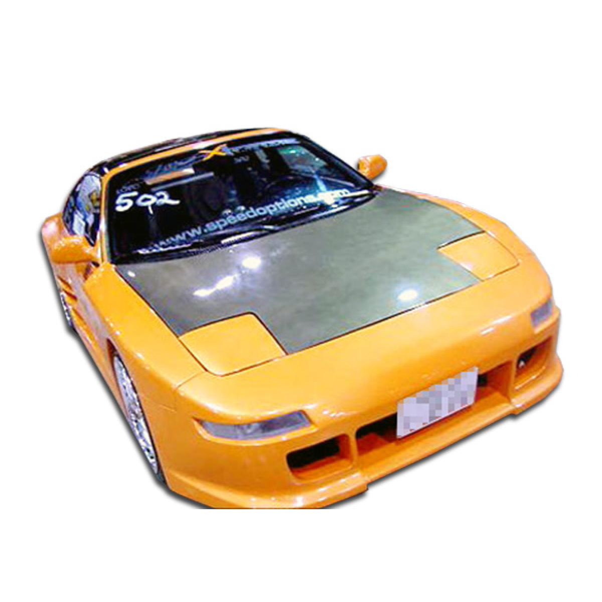 Modify your Toyota MR2 1991 with our Exterior/Front Bumpers or Lips - Front view at a slight angle