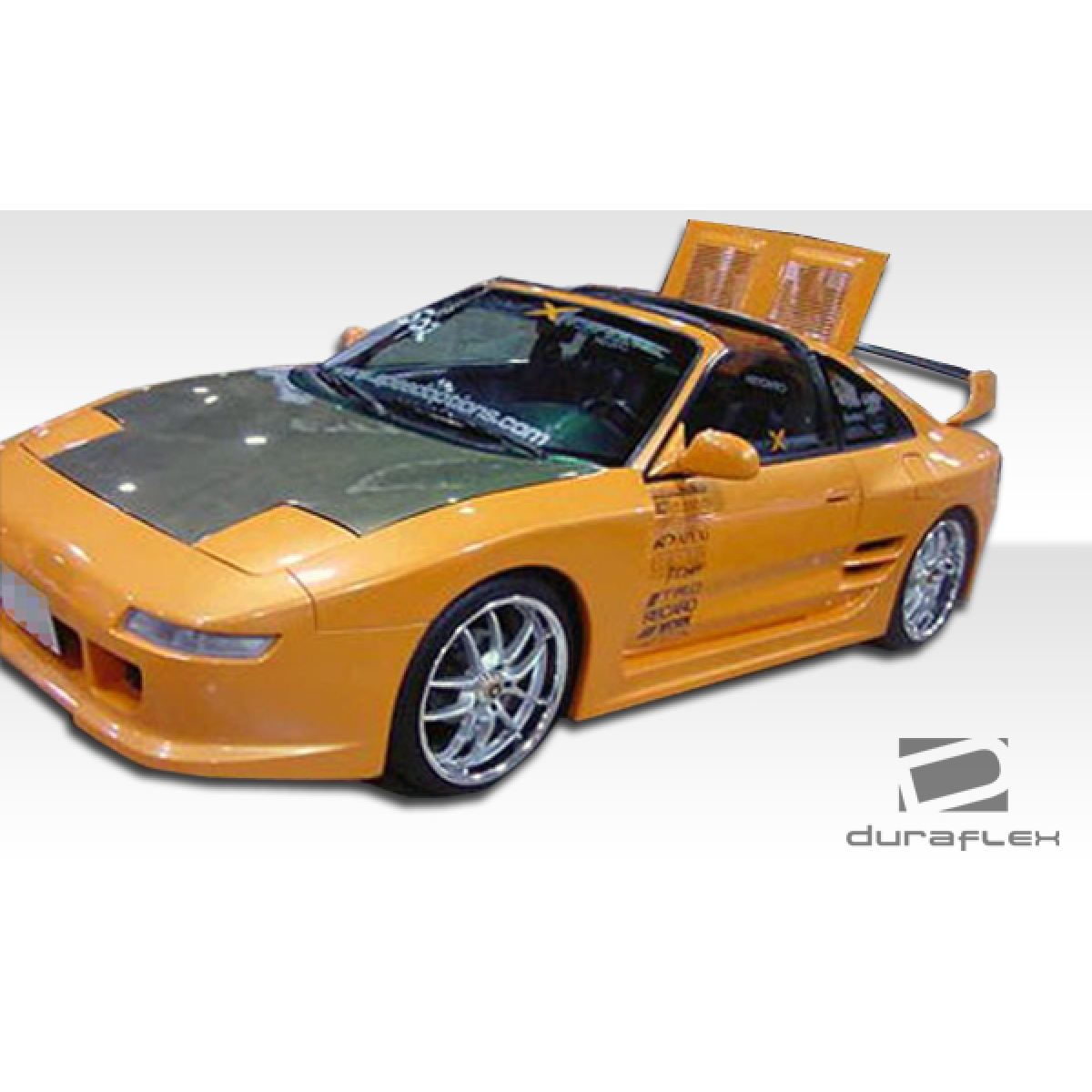 Modify your Toyota MR2 1991 with our Exterior/Front Bumpers or Lips - Viewed at a front three quarter angle