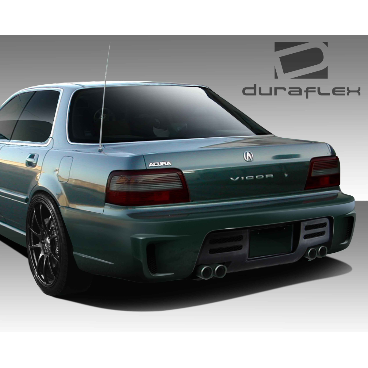 Modify your Acura Vigor 1992 with our Exterior/Rear Bumpers or Lips - Rear angle view of the Acura Vigor