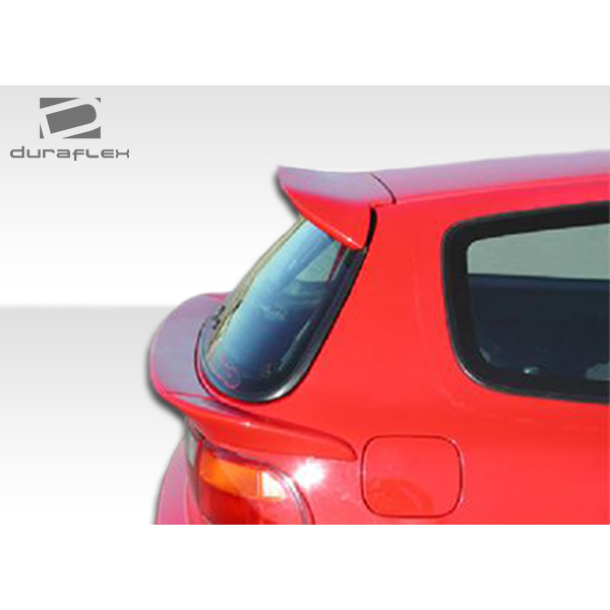 Modify your Honda Civic 1992 with our Exterior/Wings - Rear angle view of a car spoiler