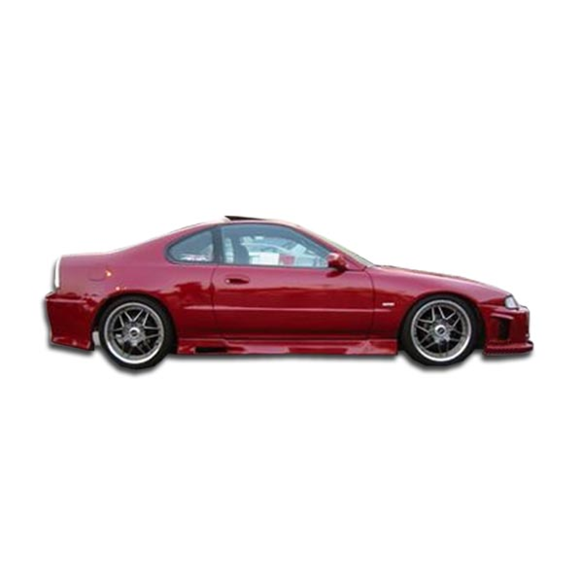 Modify your Honda Prelude 1992 with our Exterior/Side Skirts - Car is shown in side profile view