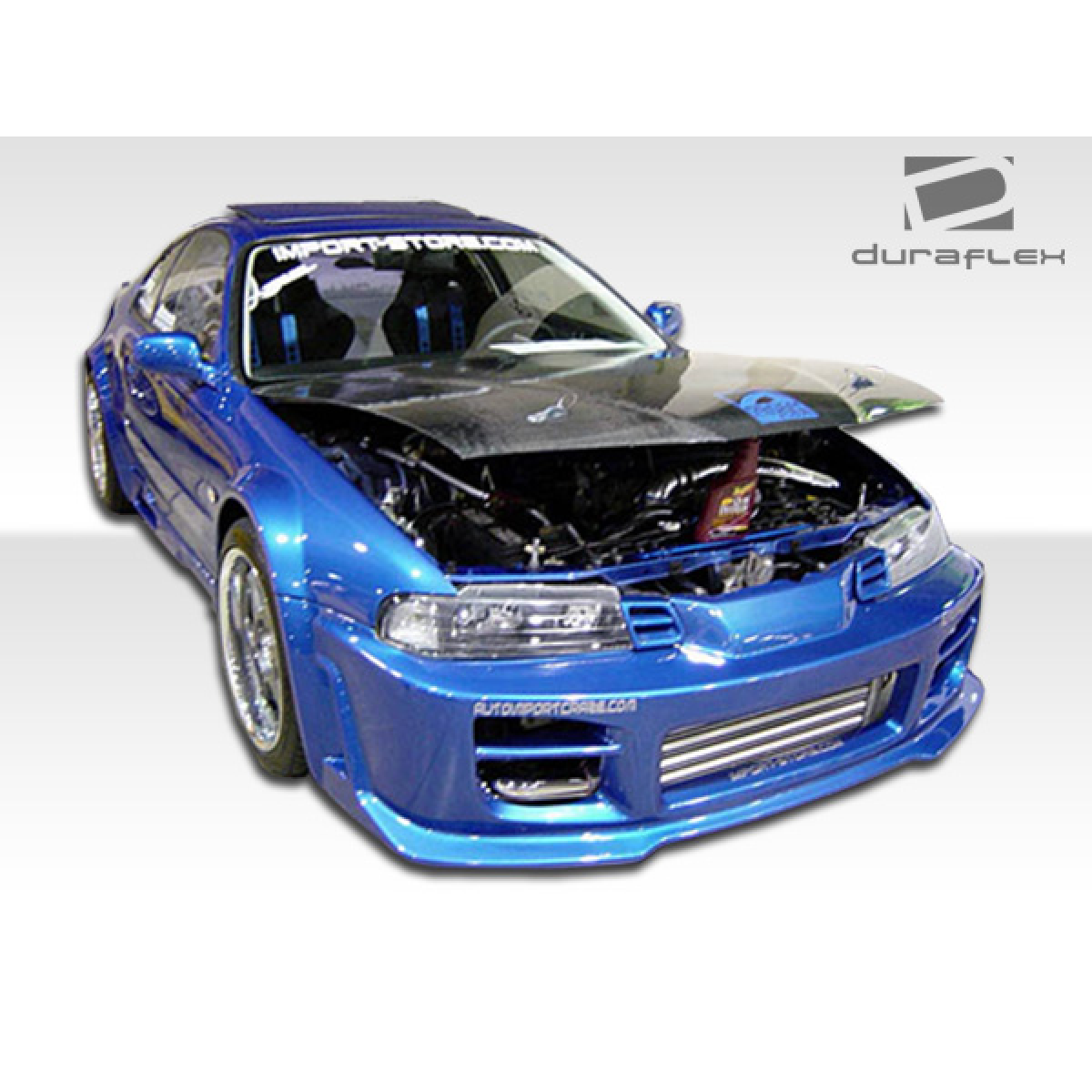 Modify your Honda Prelude 1992 with our Exterior/Side Skirts - Front three quarter angle view of the car