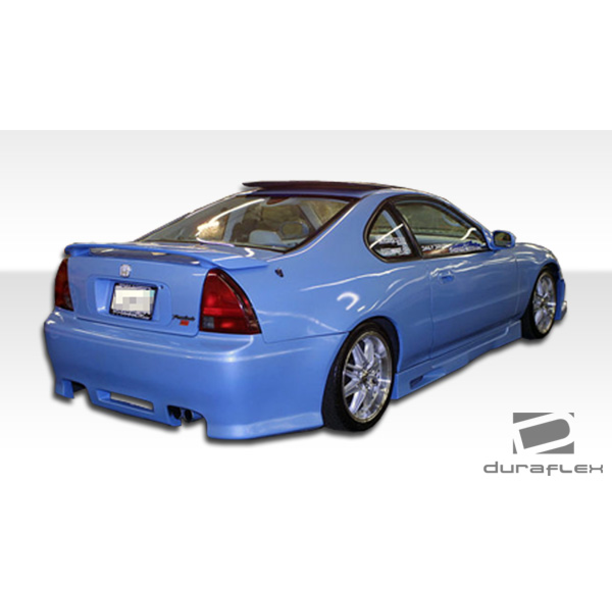 Modify your Honda Prelude 1992 with our Exterior/Side Skirts - Rear three quarter angle view of car