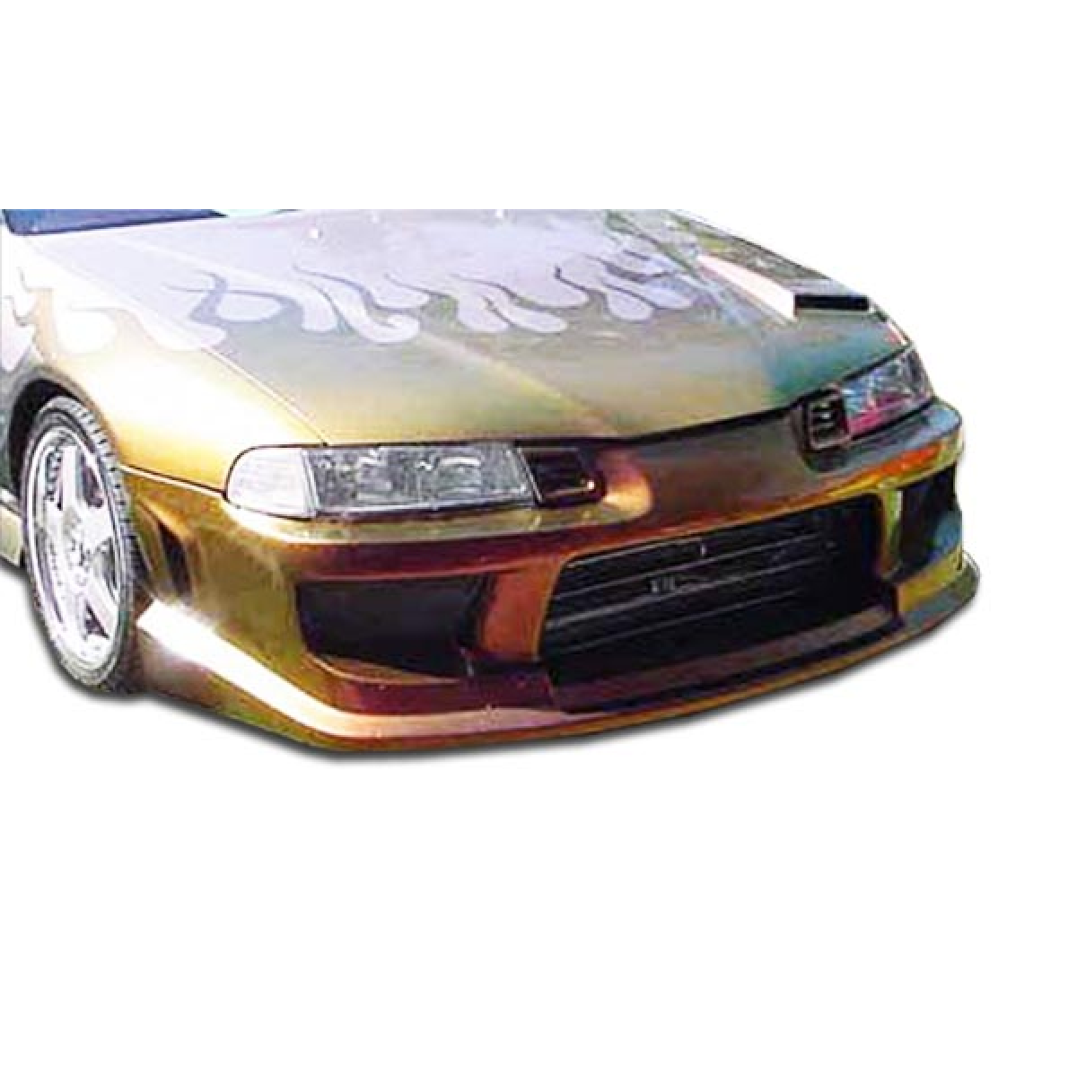 Modify your Honda Prelude 1992 with our Exterior/Complete Body Kits - Front view angle of a custom Honda Prelude bumper