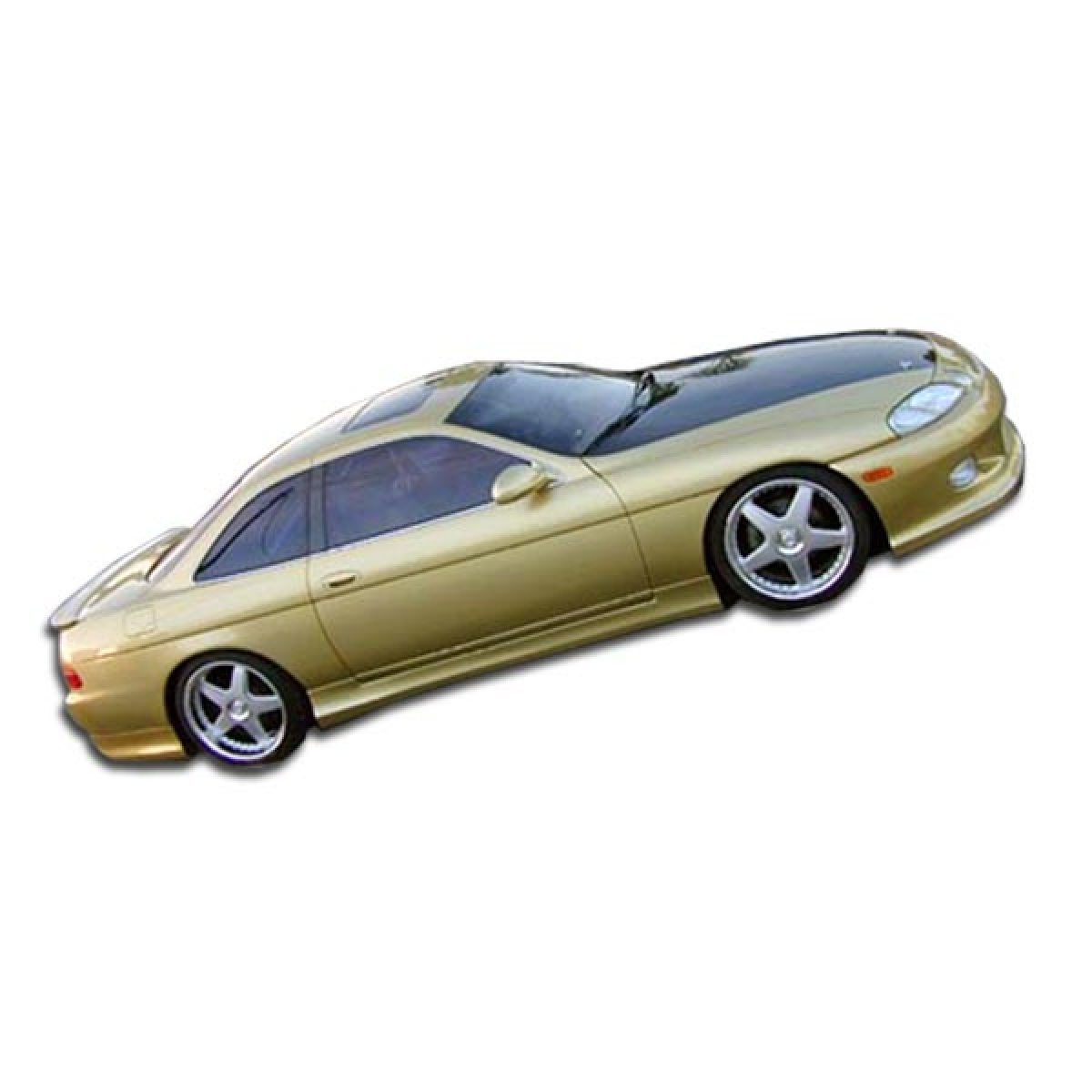 Modify your Lexus SC300 1992 with our Exterior/Side Skirts - Side angle view of a Lexus SC300 car