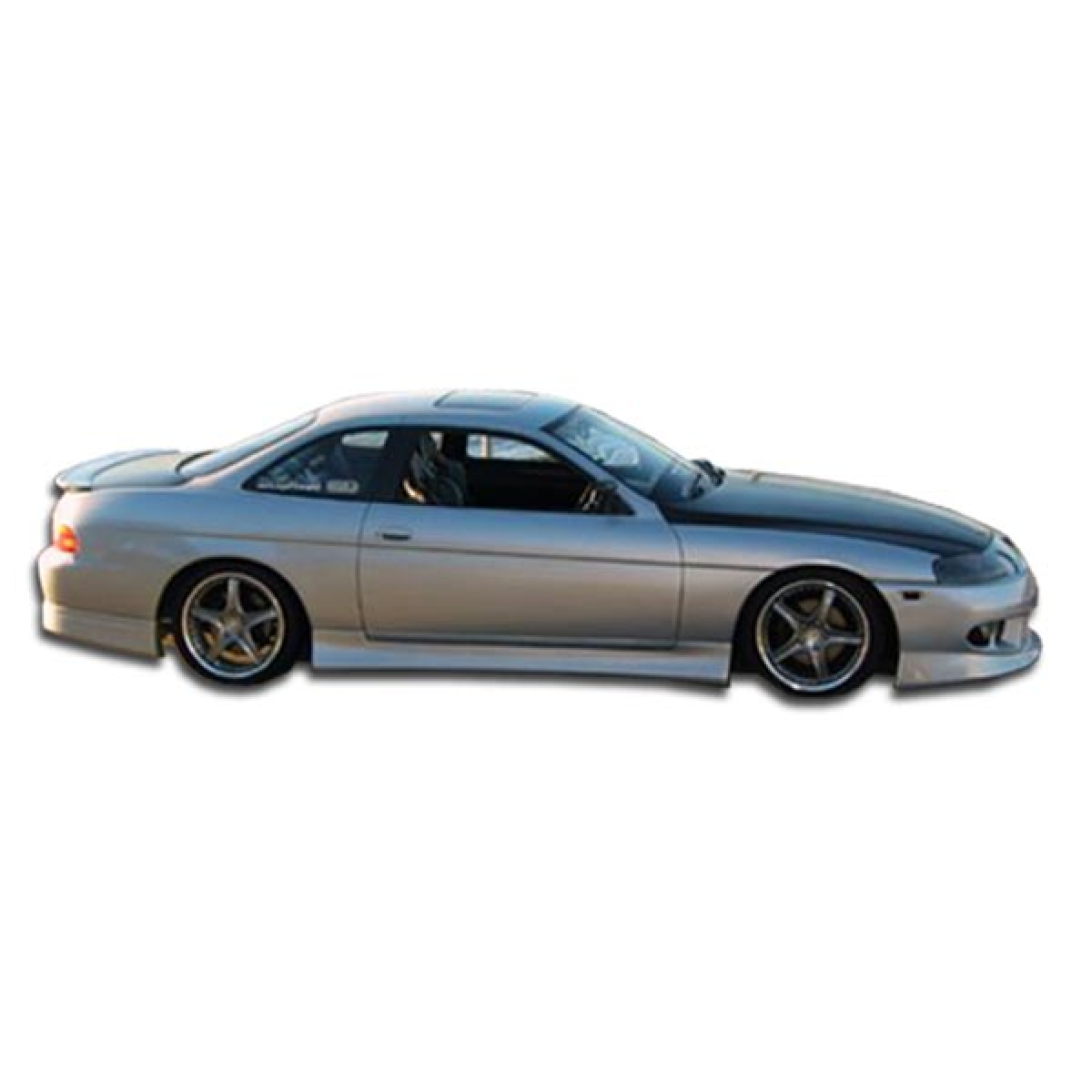 Modify your Lexus SC300 1992 with our Exterior/Side Skirts - Side angle view of the car showcasing side skirts