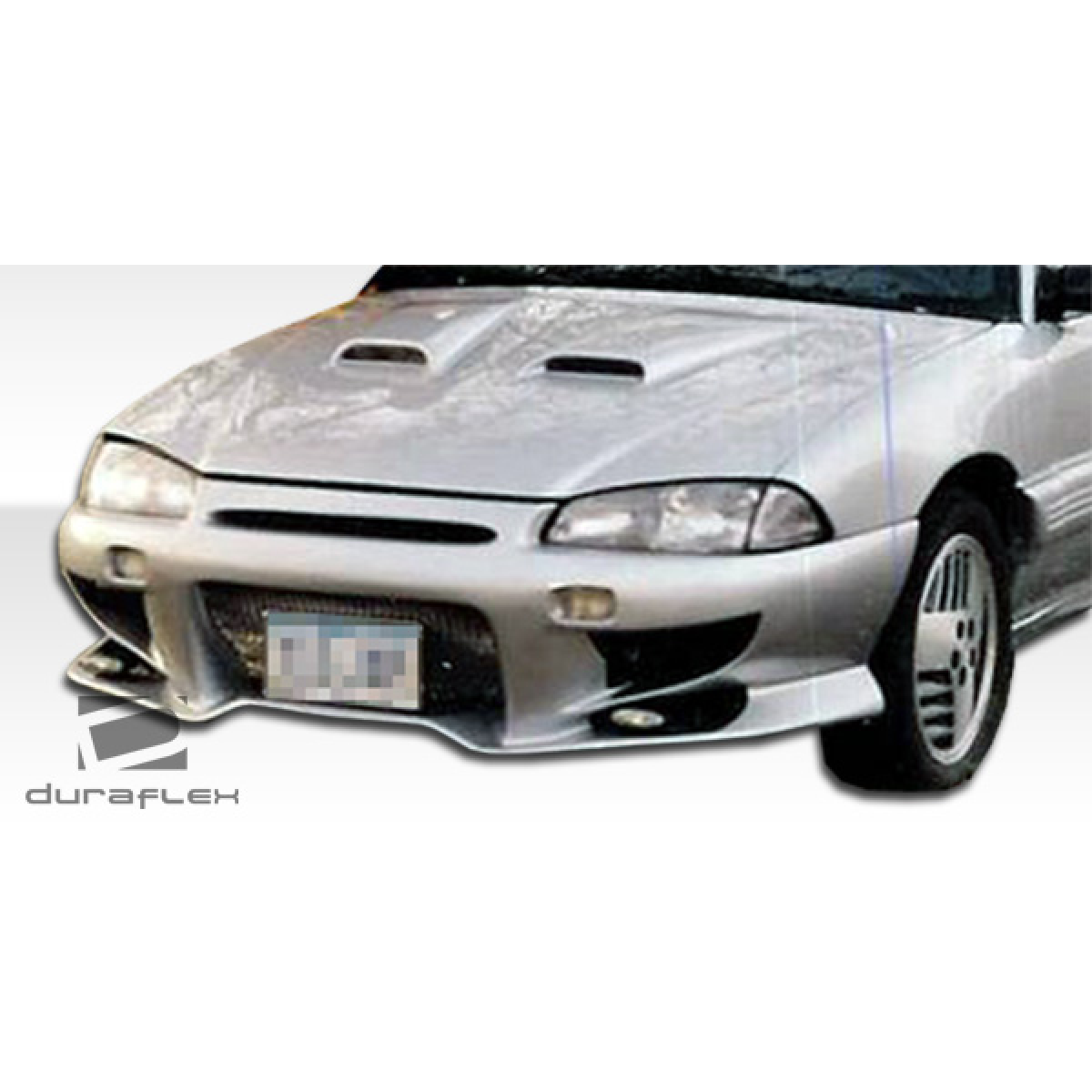 Modify your Pontiac Grand Am 1992 with our Exterior/Front Bumpers or Lips - Front view of the vehicle part at eye level