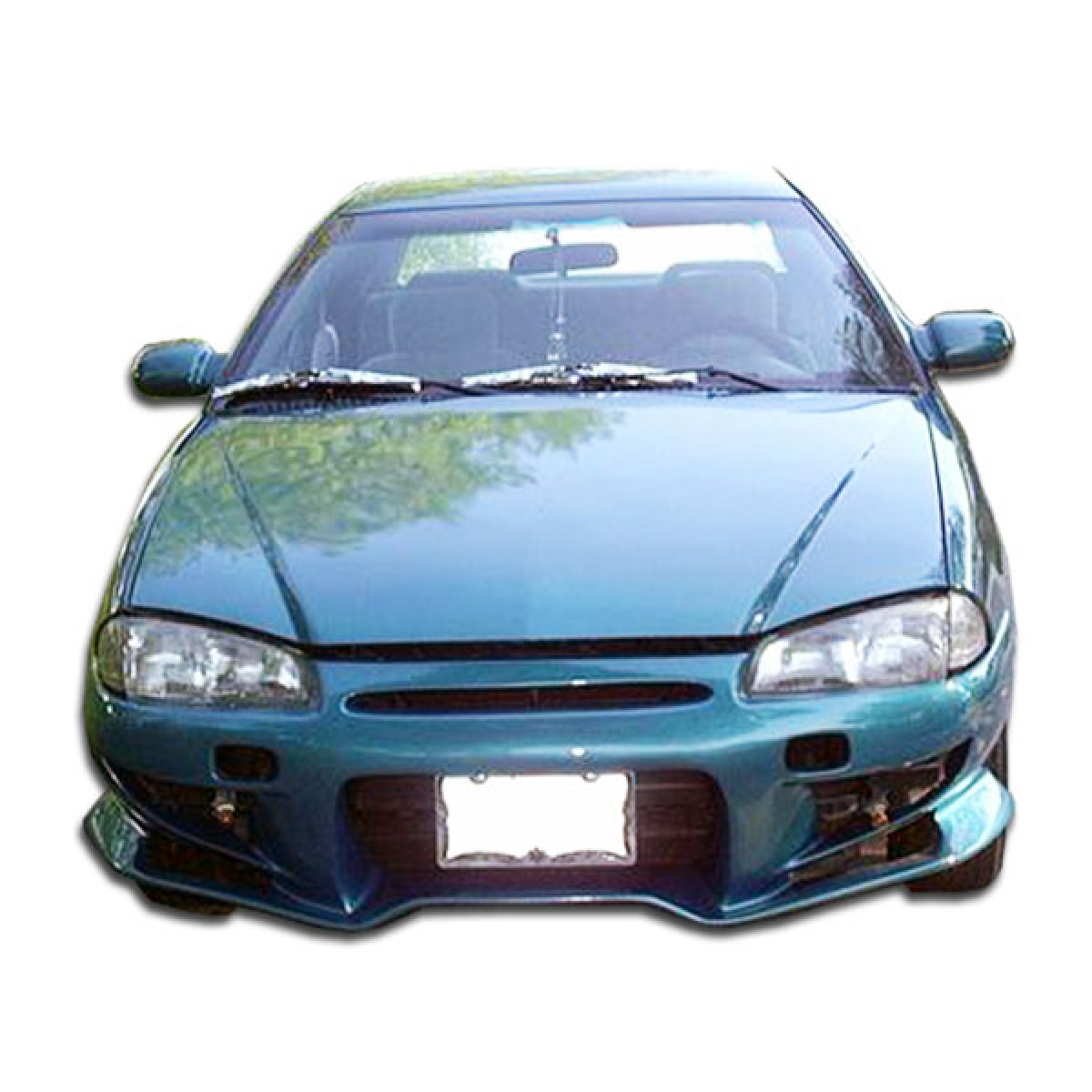 Modify your Pontiac Grand Am 1992 with our Exterior/Front Bumpers or Lips - Front view of vehicle part at zero degrees