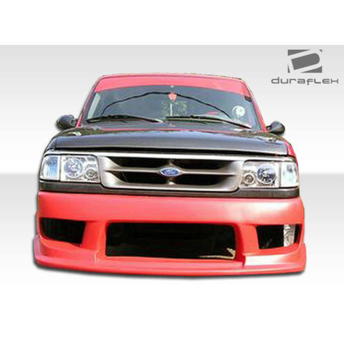 Modify your Ford Ranger 1993 with our Exterior/Front Bumpers or Lips - Front view of 1993-1997 Ford Ranger bumper